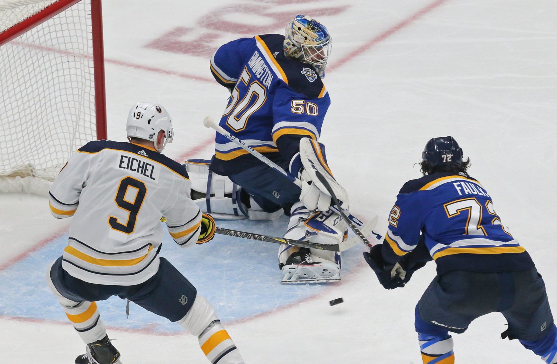The Blues and the Sabres skate at Enterprise